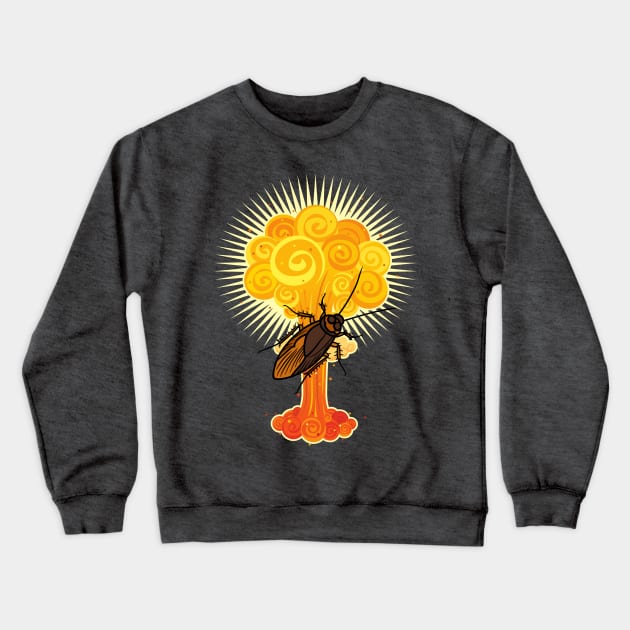 Nuke roach Crewneck Sweatshirt by Psychodelic Goat